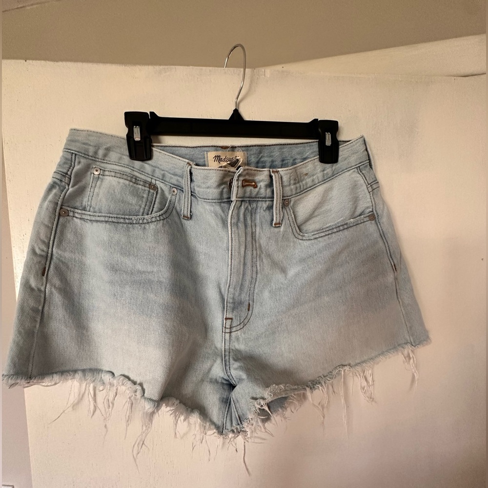 Madewell Relaxed High-Rise Denim Shorts - Size 30